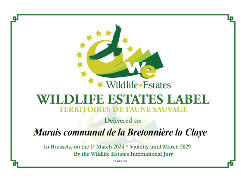 Labellisation Territoires de Faune Sauvage
